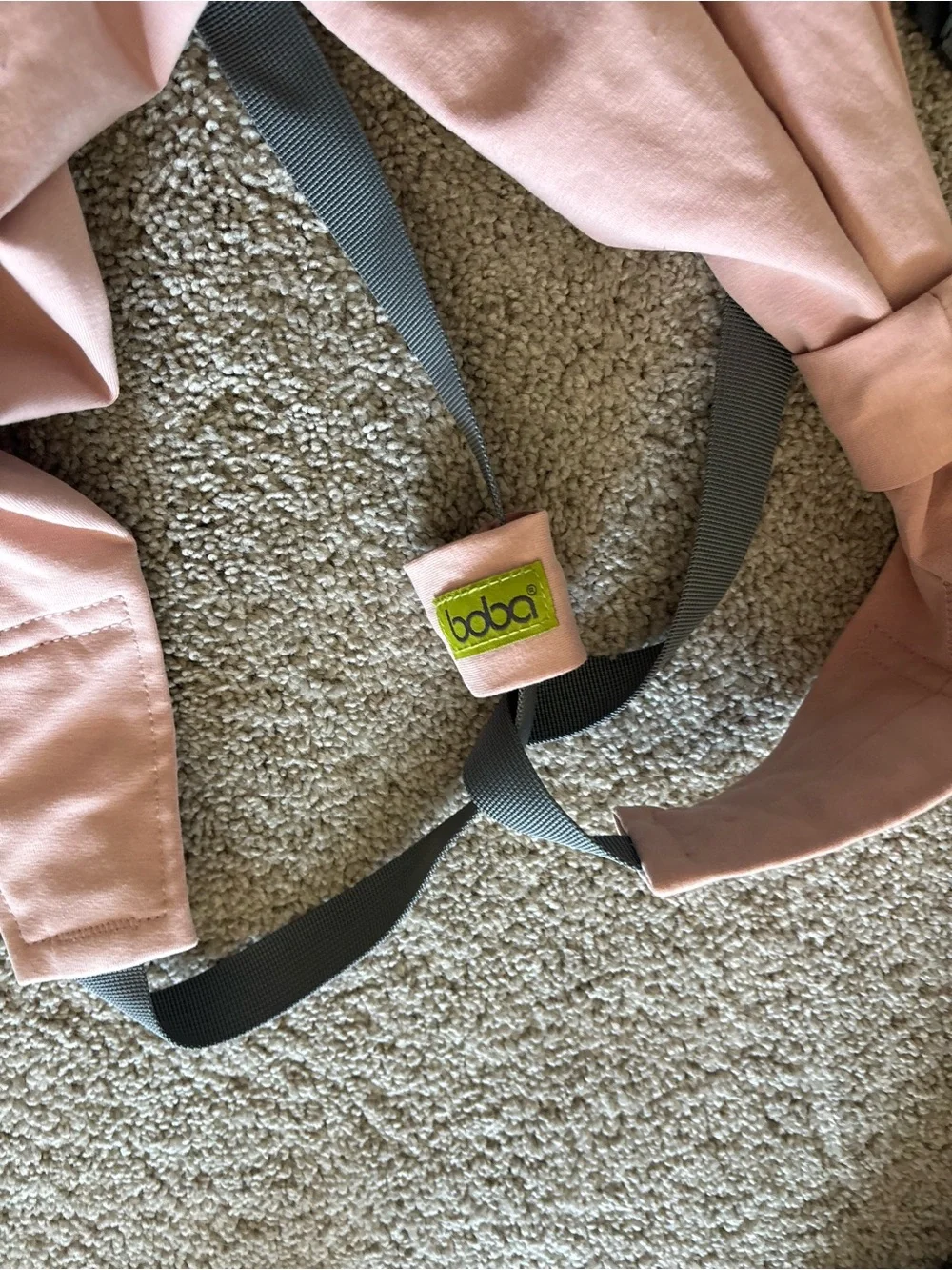 Ergonomic Blush Pink Carrier with Supportive Straps
